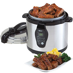 6-Quart Electric Programmable Pressure Cooker, Stainless Steel