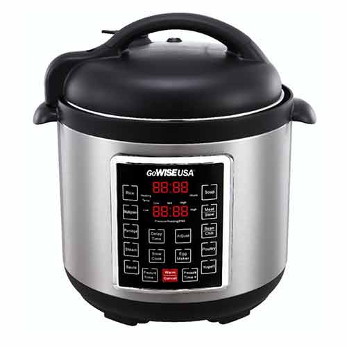 GoWISE USA, GW22623, 8-Quart, 12-in-1 Pressure Cooker